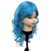 Modelo de peluca azul modelo de cabeza modelo de peinado accesorios de filmación peinado de peinado tocado de cabeza display accesorios Item Picture
